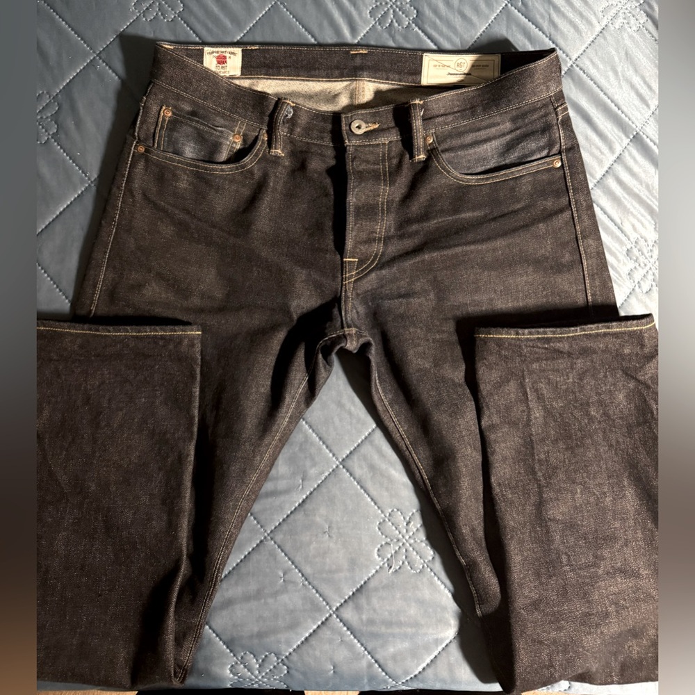 Men’s EUC Rogue Territory Skinny Selvedge Denim Jeans Size 33